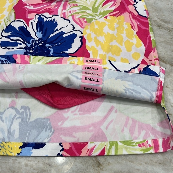 NEW Rafaella | Cosmo Pink Tropical Floral Skort | Size Small - Picture 9 of 13